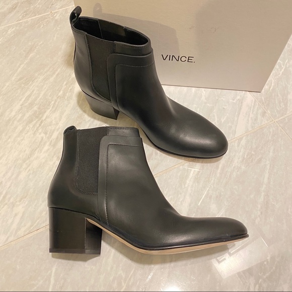 Vince new ankle booties with stretch ankle - Picture 4 of 9